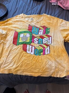 Disney World Yellow Kids Graphic Tee